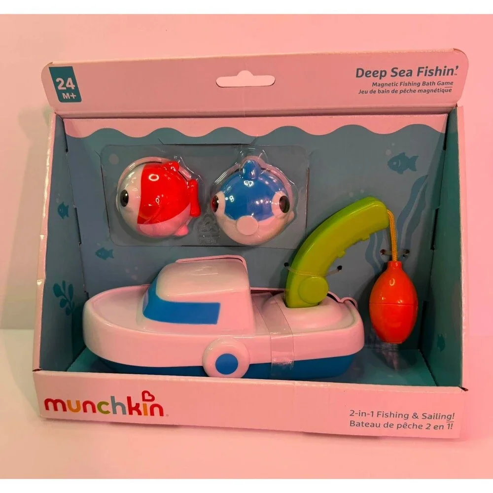 Munchkin Deep Sea Fishin’ Magnetic Bath Toy Set – 24 Months+